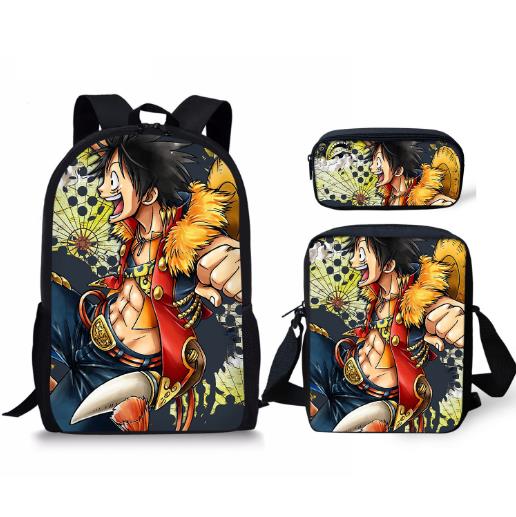 one piece anime bag set