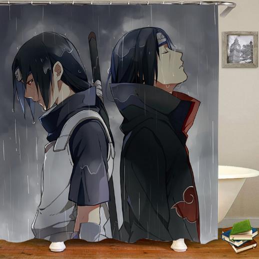 naruto anime  shower curtain ( 150cm*200cm )