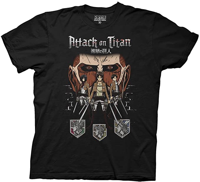 Attack on Titan anime T-shirt 5 styles