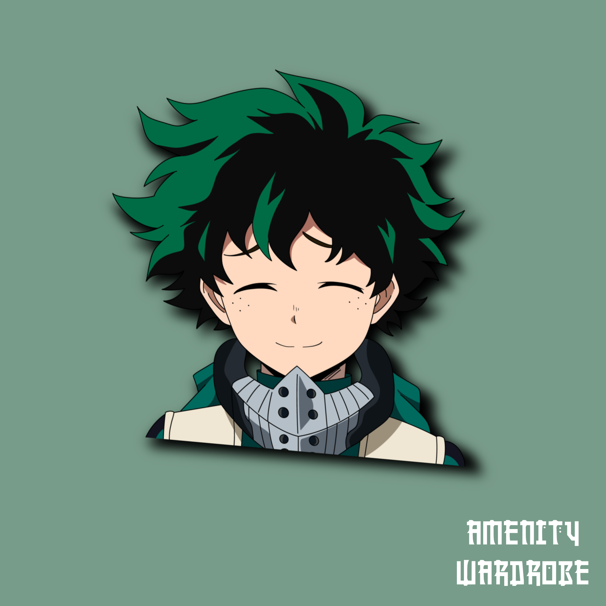 my hero academia anime car sticker