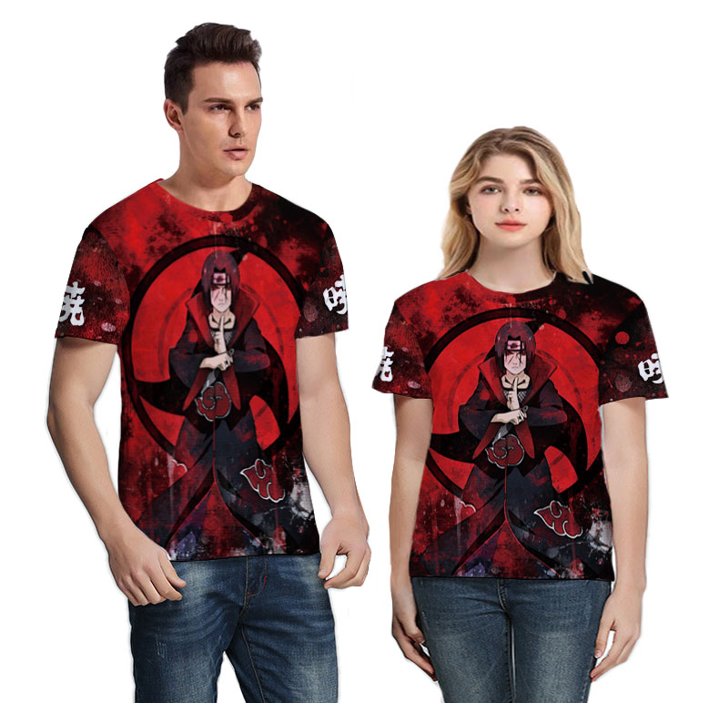 Naruto anime 3D printed T-shirt 15 styles