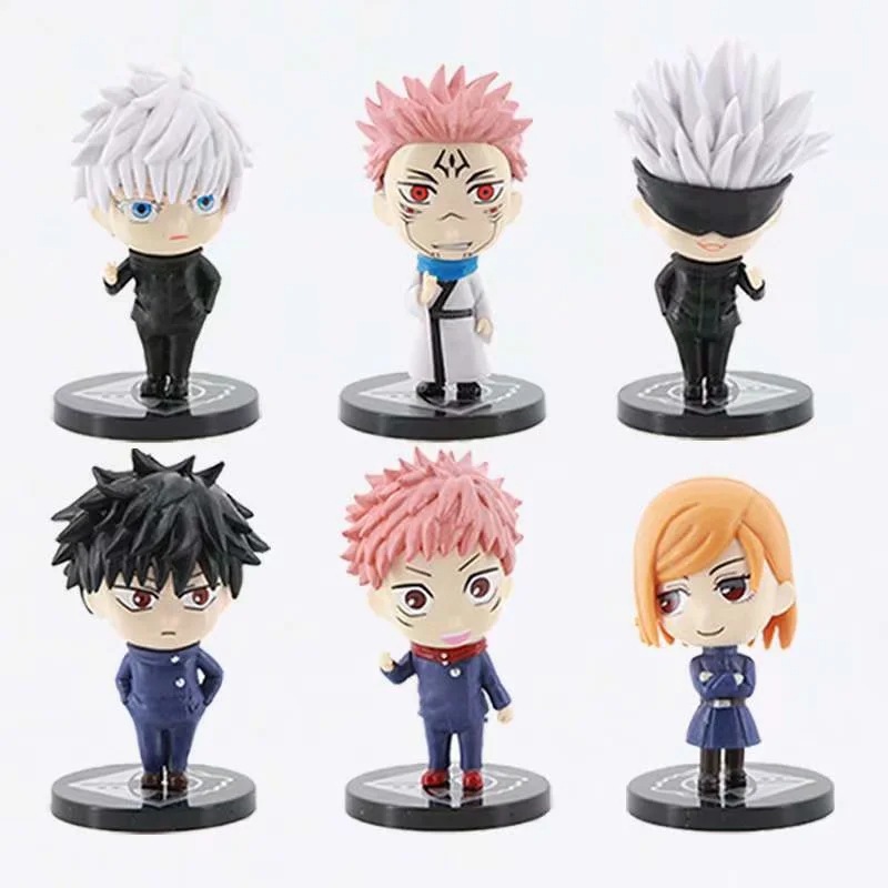 jujutsu kaisen anime figure 10cm price for 6 pcs