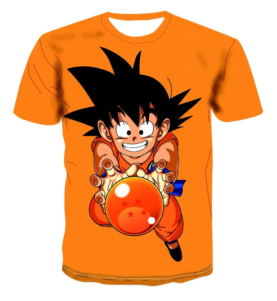 dragon ball anime 3d short sleeve T-shirt