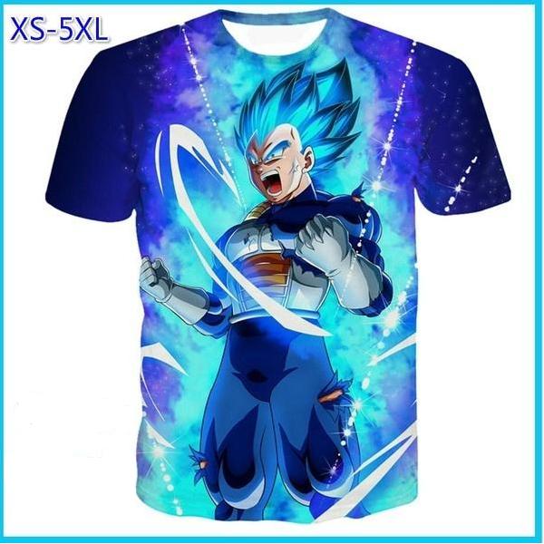 dragon ball anime 3d short sleeve T-shirt