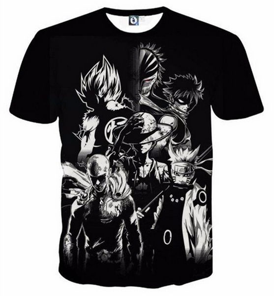 naruto anime  3d short sleeve T-shirt