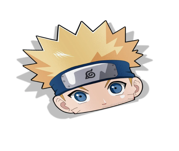 naruto anime  car sticker