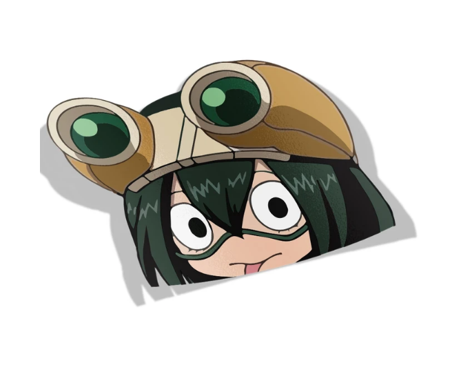 my hero academia anime car sticker