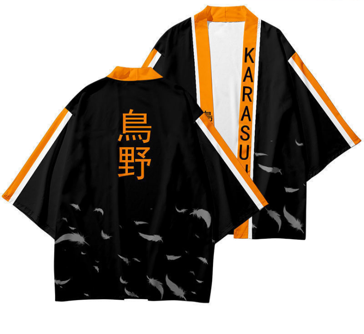 haikyuu anime 3d short fashion kimono