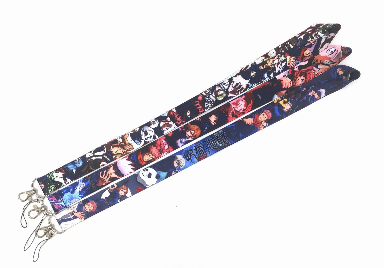 Jujutsu Kaisen anime Lanyard keychain price for 10 pcs 92cm random selection