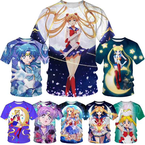 sailormoon anim 3D Printing T-shirt