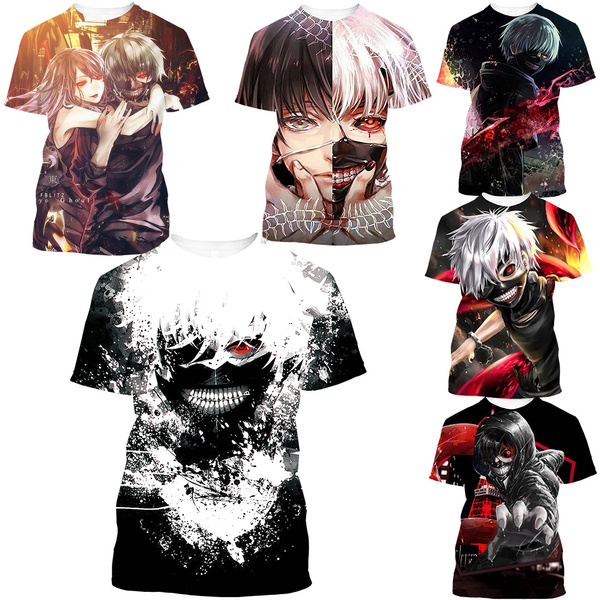 tokyo ghoul anime 3D Printing T-shirt
