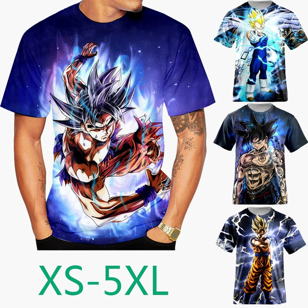 dragon ball anime 3D Printing T-shirt