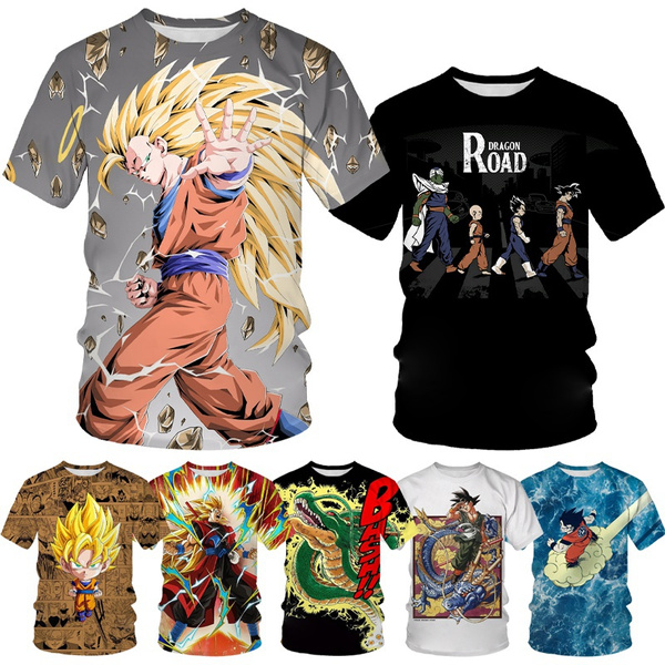 dragon ball anime 3D Printing T-shirt