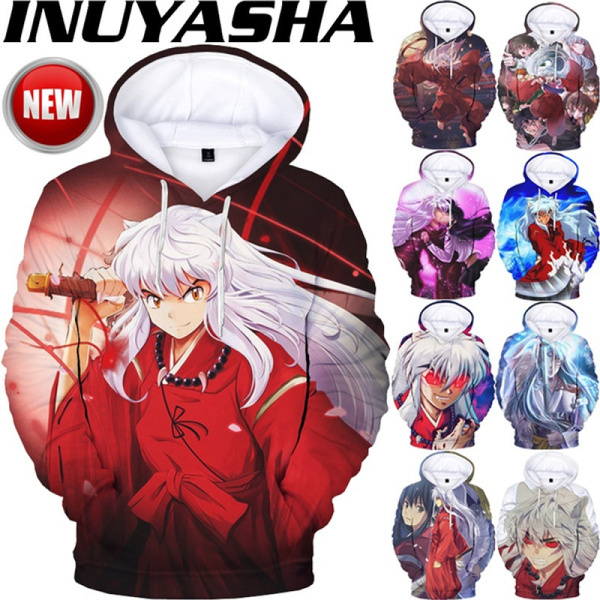 inuyasha anime 3D Printing hoodie