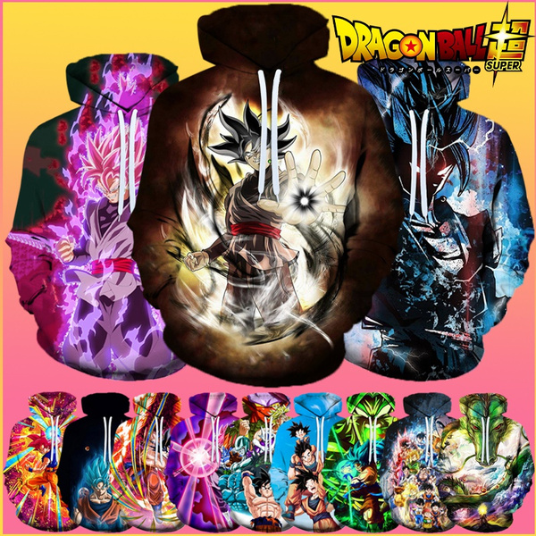 dragon ball anime 3d printed hoodie