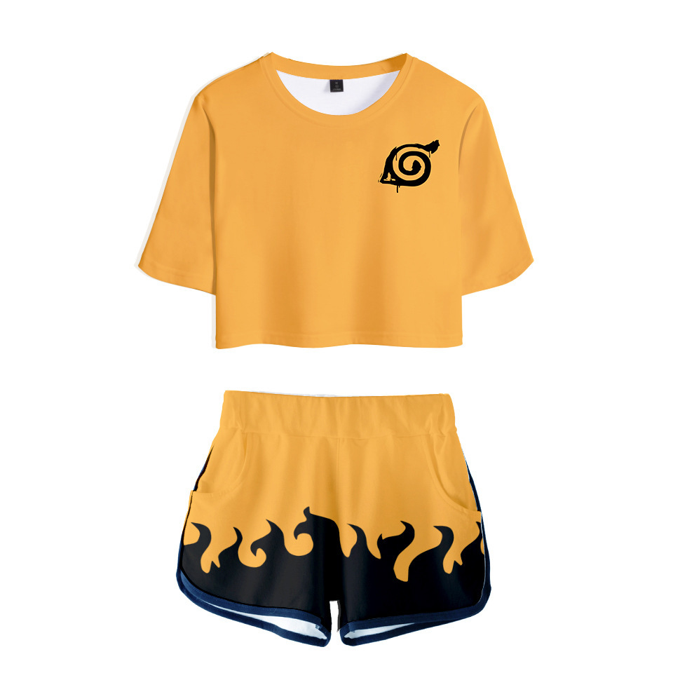 naruto anime 3D Printing T-shirt