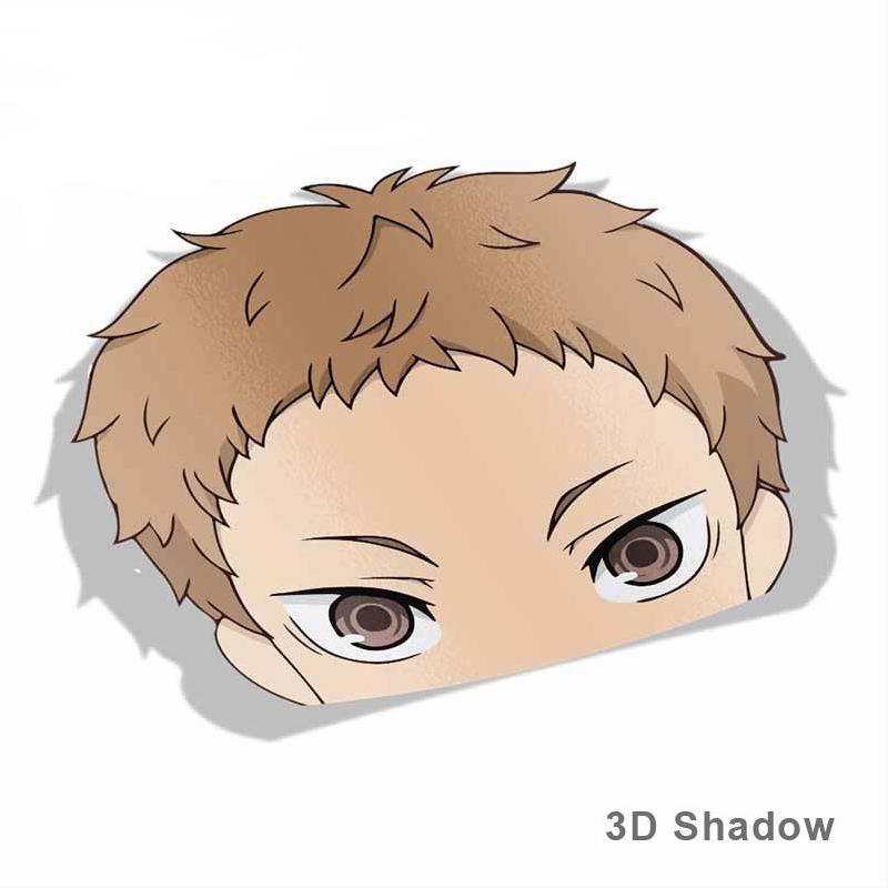 haikyuu anime  car sticker