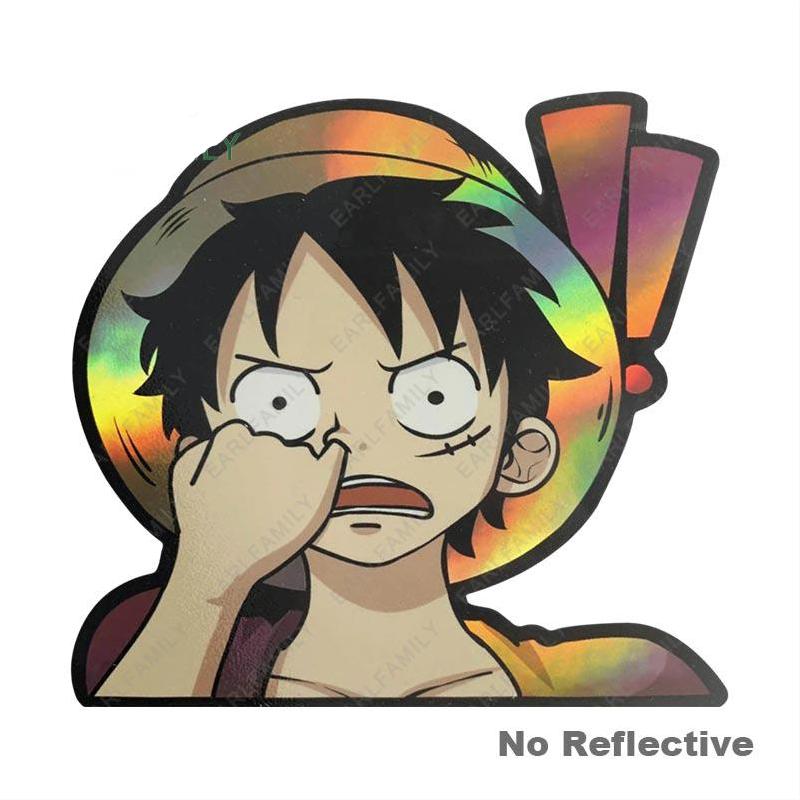 one piece anime car sticker