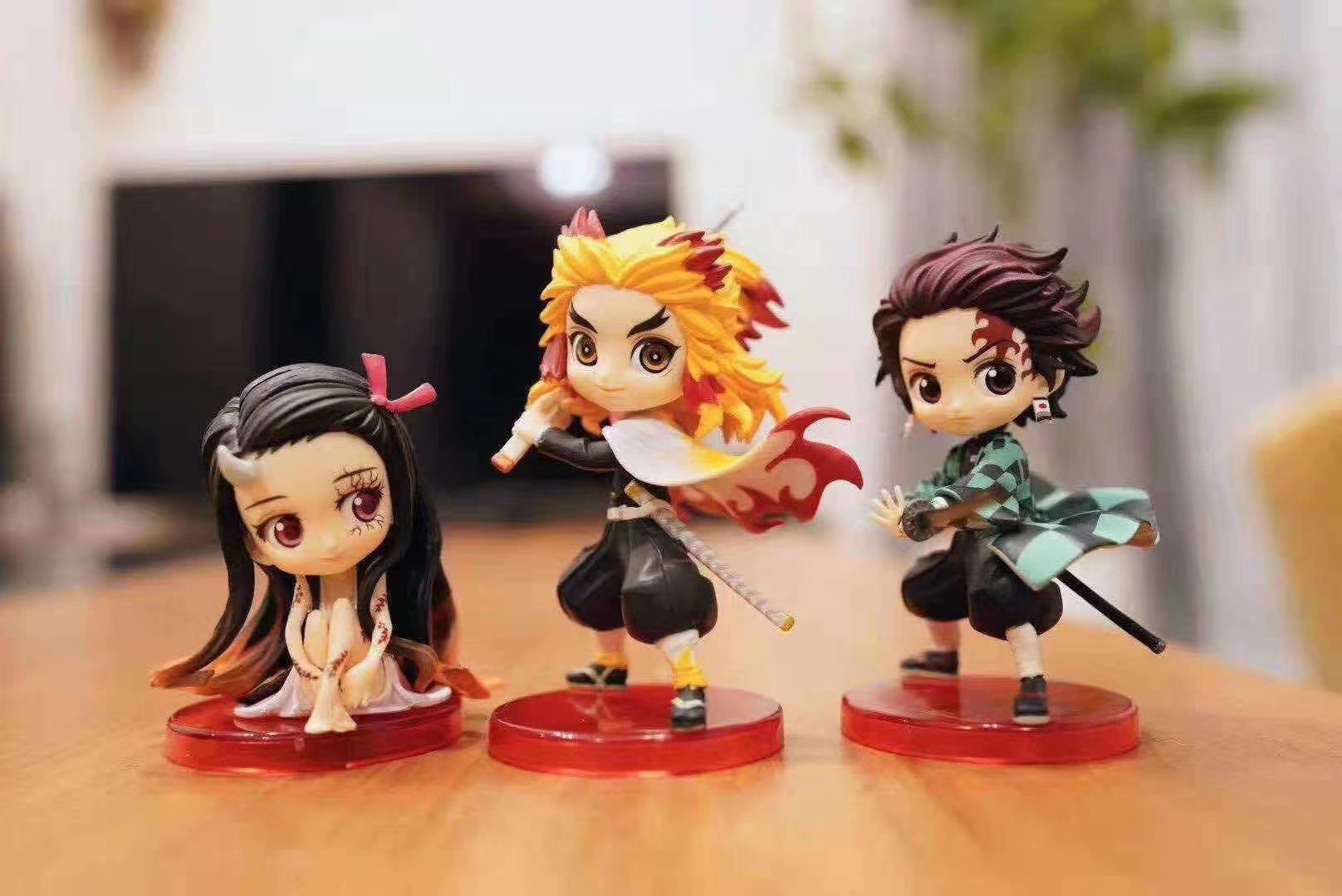 Demon Slayer anime figures price for a set of 3 pcs