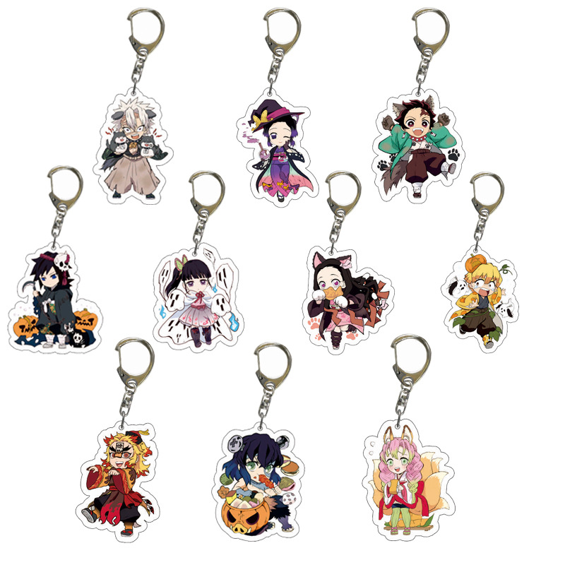 demon slayer anime keychain