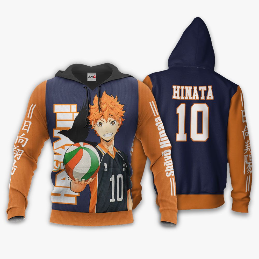 Haikyuu anime orange hoodie & zip hoodie 16 styles
