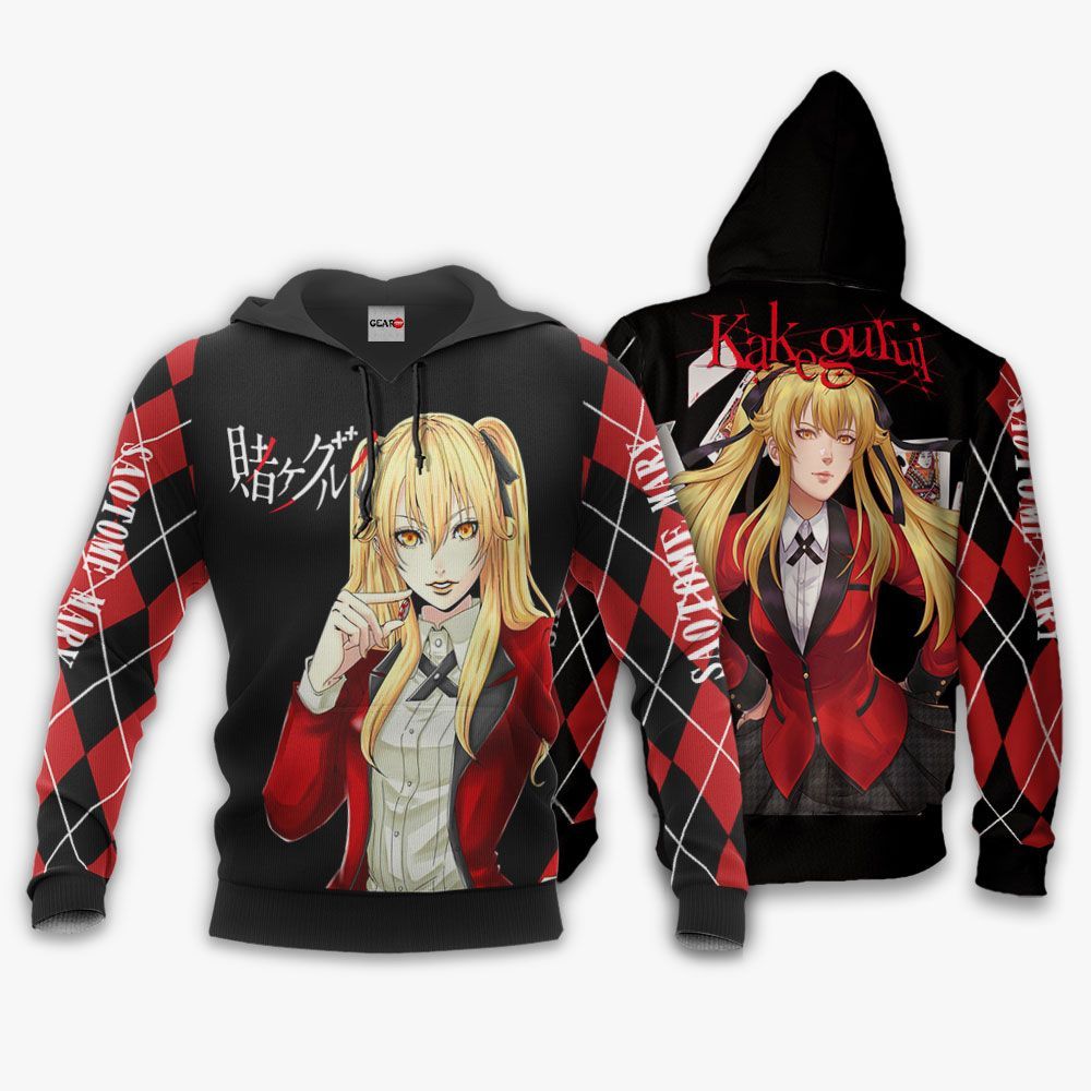 Kakegurui anime hoodie & zip hoodie 2 styles