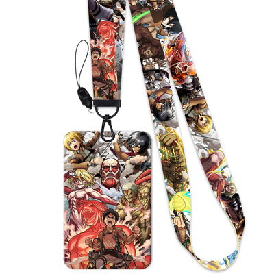 attack on titan anime lanyard phonestrap 2.5cm*45cm