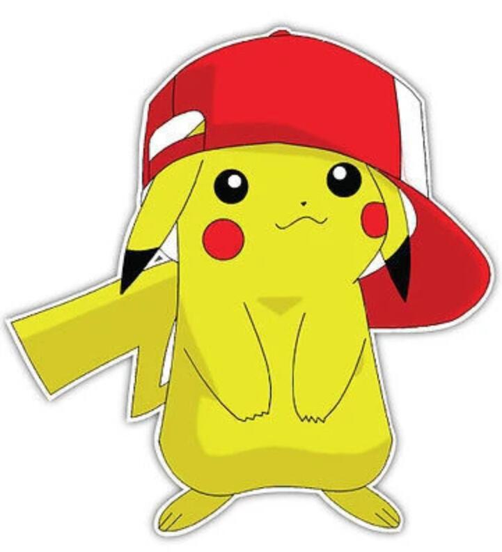 Pokemon anime car sticker 8 styles