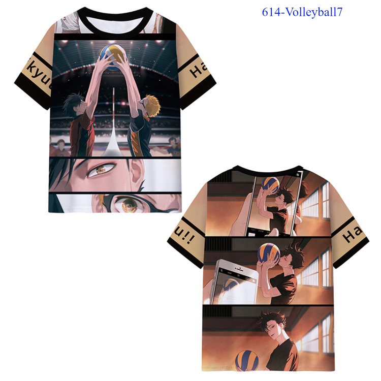 haikyuu anime 3D Printing T-shirt