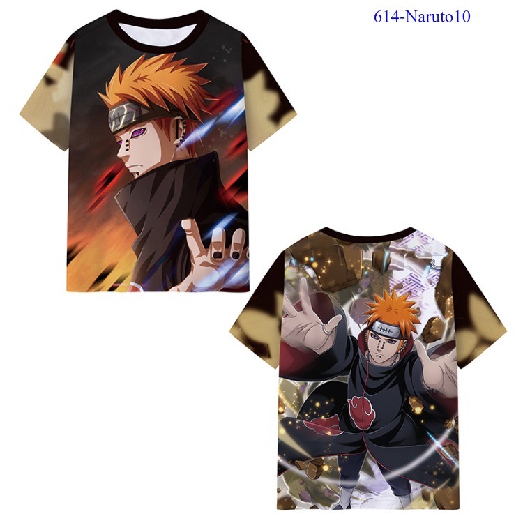 naruto anime 3D Printing T-shirt