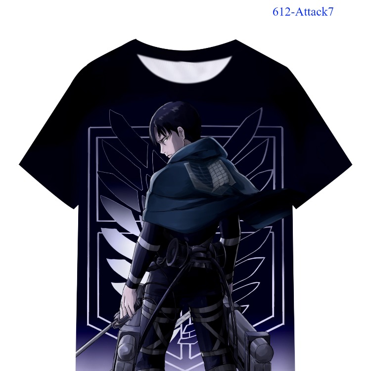 attack on titan anime 3D Printing T-shirt