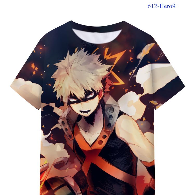 My hero academia anime 3D Printing T-shirt