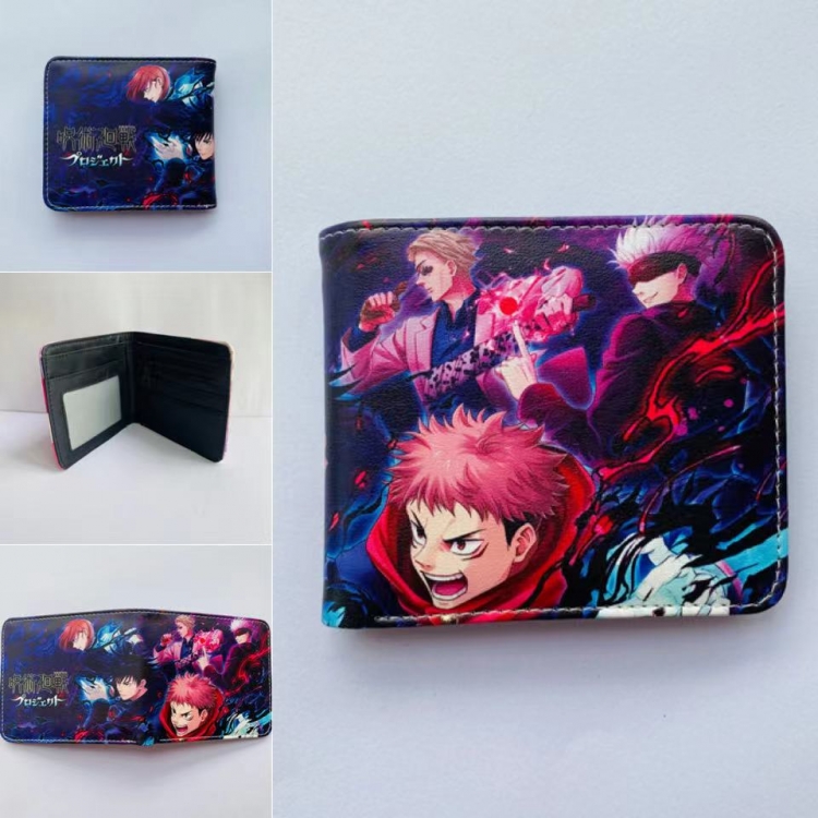 Jujutsu Kaisen Full color two fold short wallet purse 11X9.5CM 60G