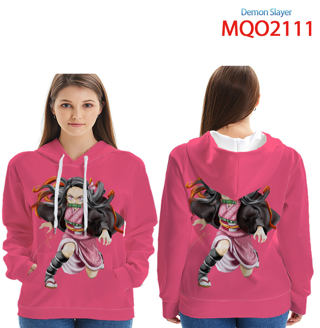 Demon Slayer Kimets anime black & pink hoodie 16 styles