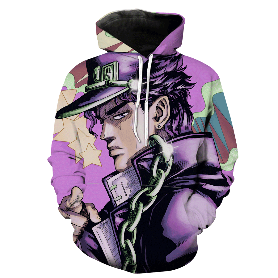 JoJos Bizarre Adventure anime hoodie