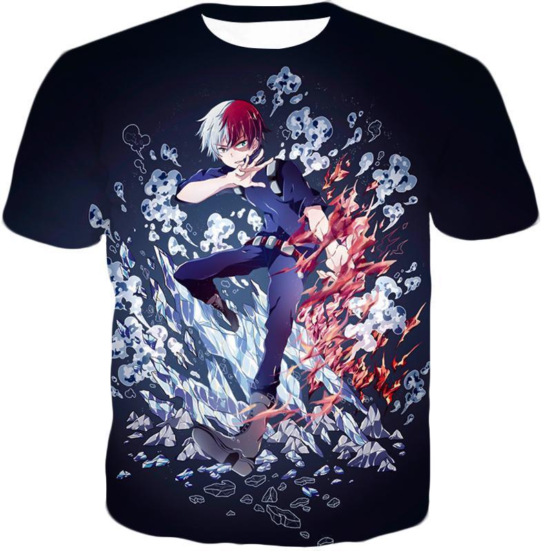 my hero academia anime 3D Printing T-shirt