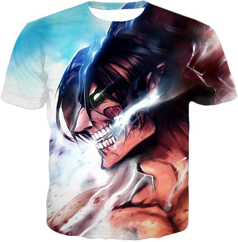 attack on titan anime 3D Printing T-shirt