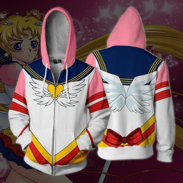 sailormoon anim 3D Printing hoodie