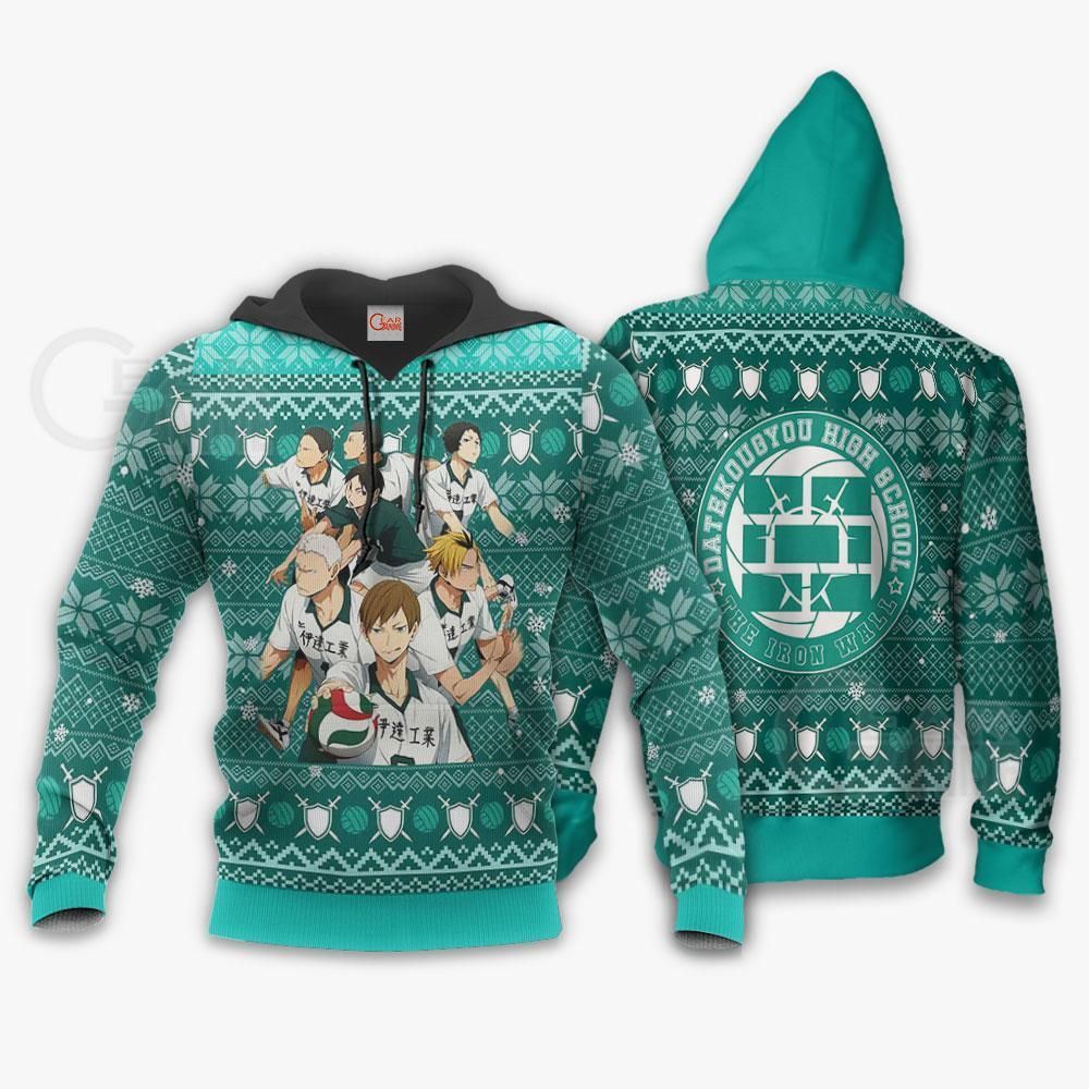 Haikyuu anime Christmas hoodie & zip hoodie 8 styles
