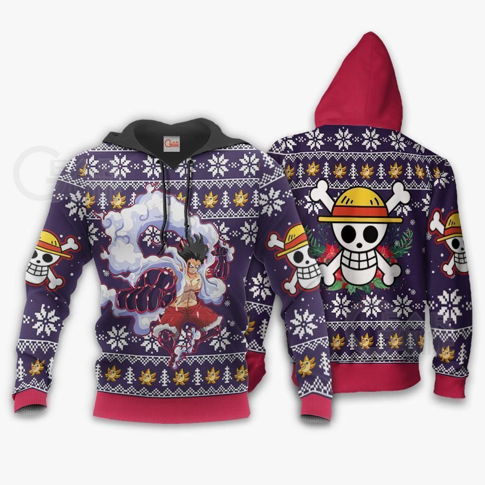 One Piece anime Chiristmas hoodie & zip hoodie 10 styles