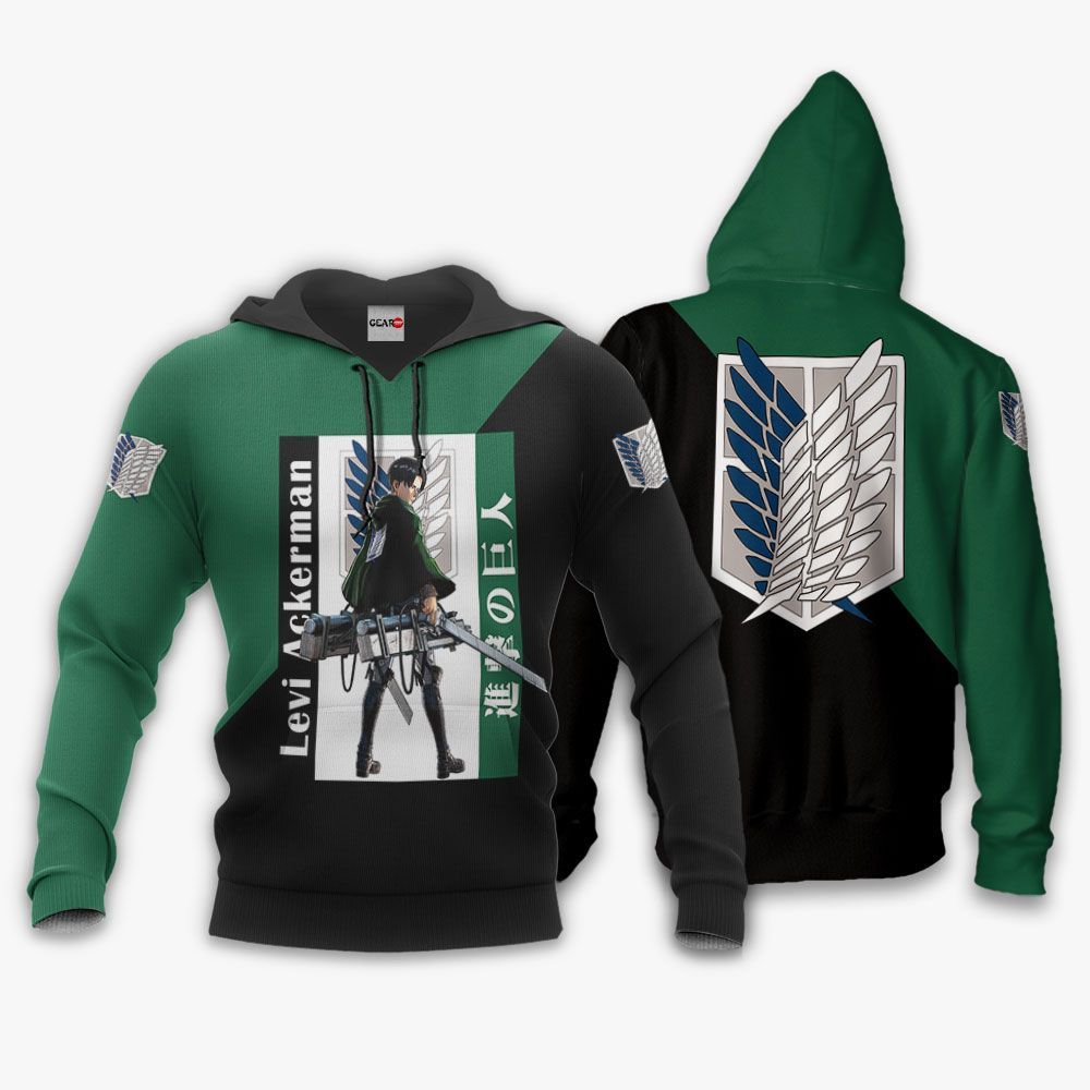 Attack on Titan anime hoodie & zip hoodie 16 styles