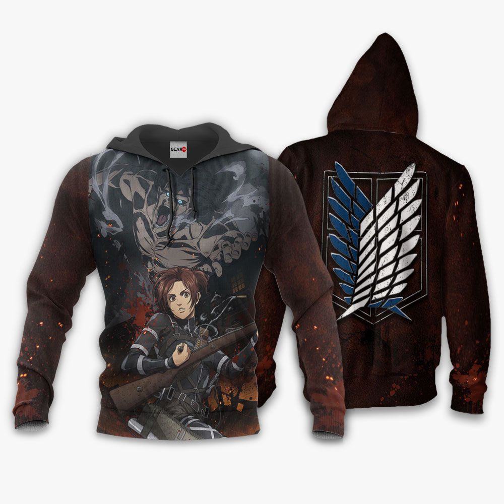 Attack on Titan anime hoodie & zip hoodie 14 styles