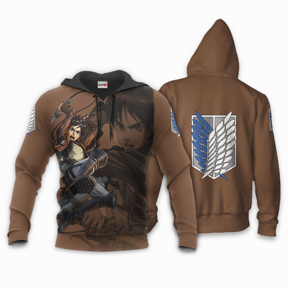 Attack on Titan anime hoodie & zip hoodie 12 styles