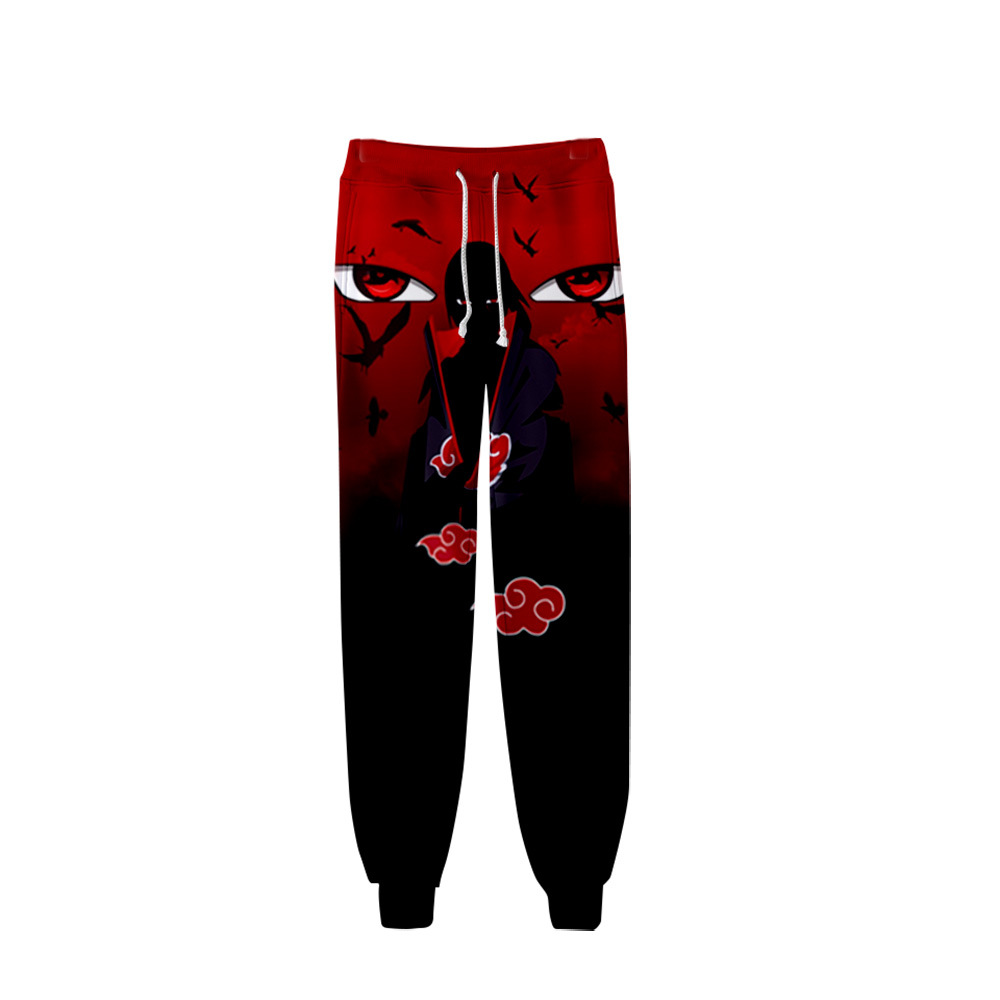 naruto anime 3d printed pants