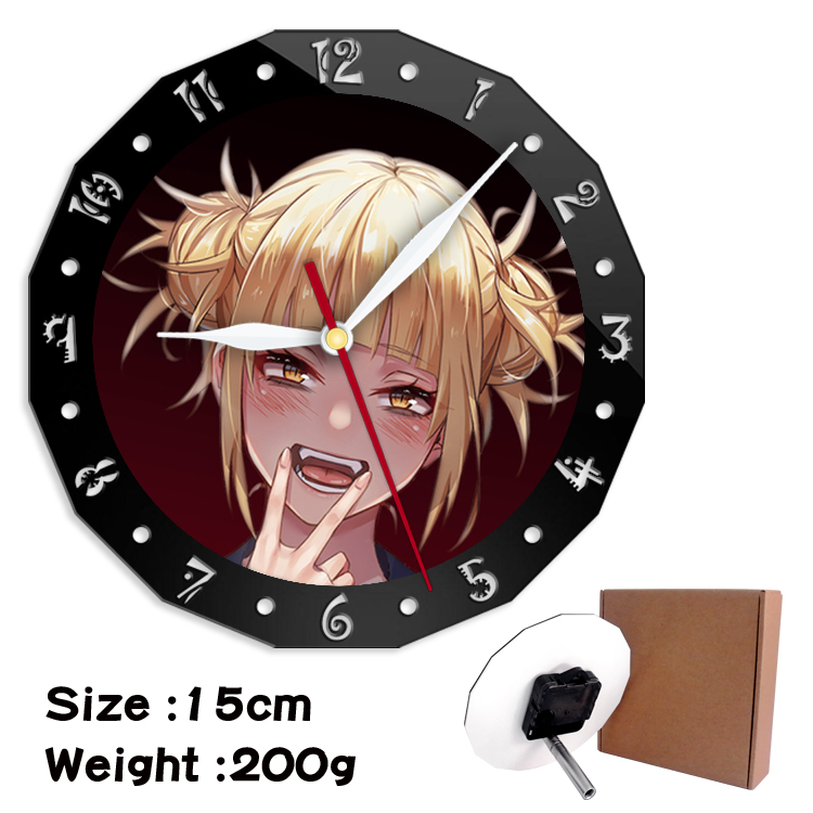 my hero academia anime wall clock