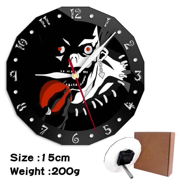 death note anime wall clock