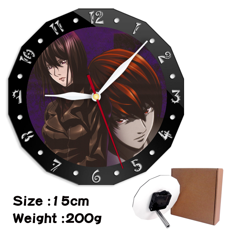death note anime wall clock