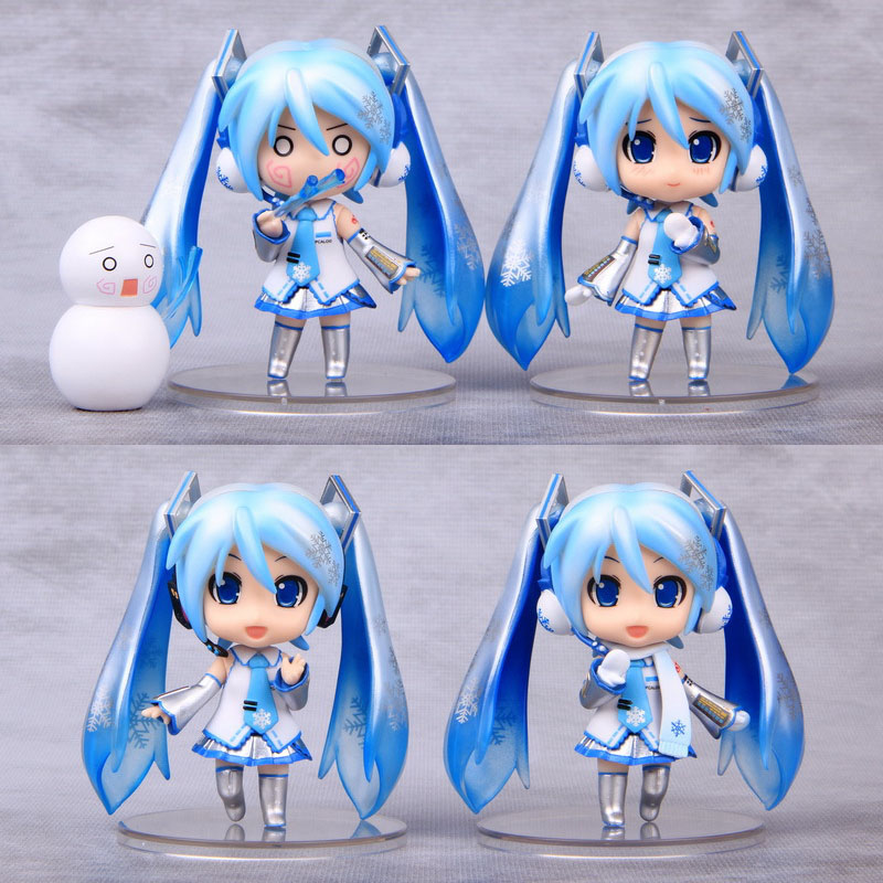 miku hatsune anime figure 10.5cm (4pcs a set)