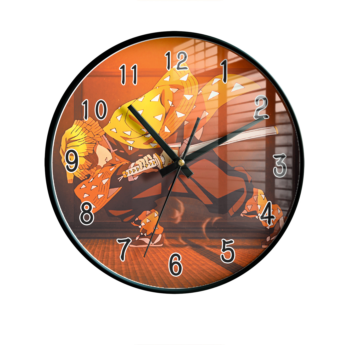 demon slayer kimets anime wall clock