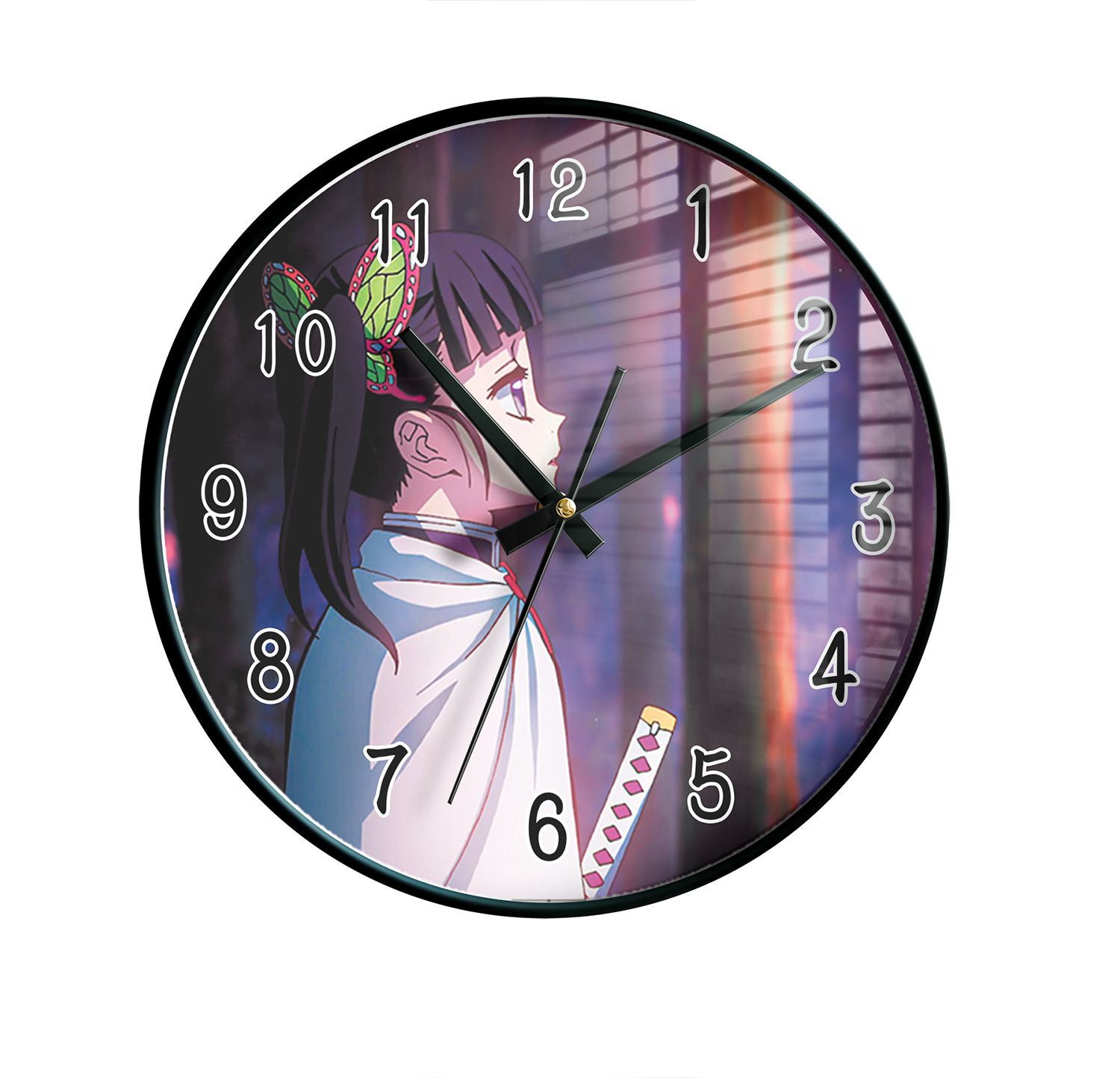 demon slayer kimets anime wall clock